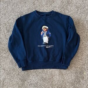 Ralph Lauren Blue Polo Bear Crewneck